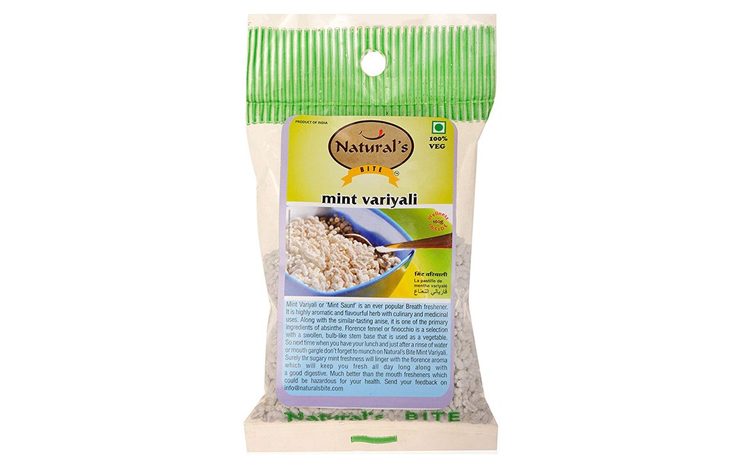 Natural's Bite Mint Variyali    Pack  100 grams